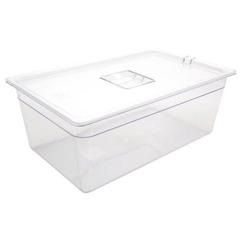 Cubeta policarbonato Vogue GN 1/1 transparente 200mm U227