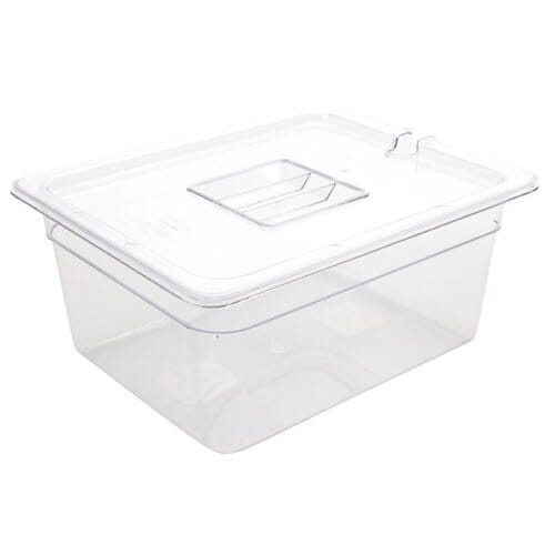 Cubeta policarbonato Vogue GN 1/2 transparente 150mm U230