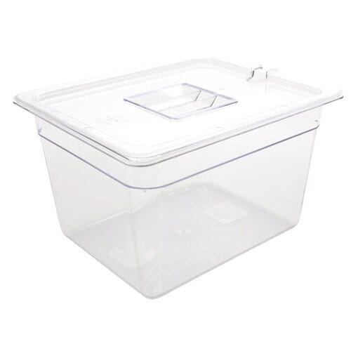 Cubeta policarbonato Vogue GN 1/2 transparente 200mm U231