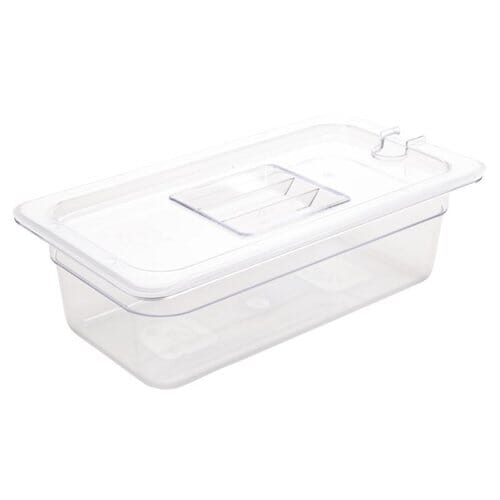 Cubeta policarbonato Vogue GN 1/3 transparente 100mm U233