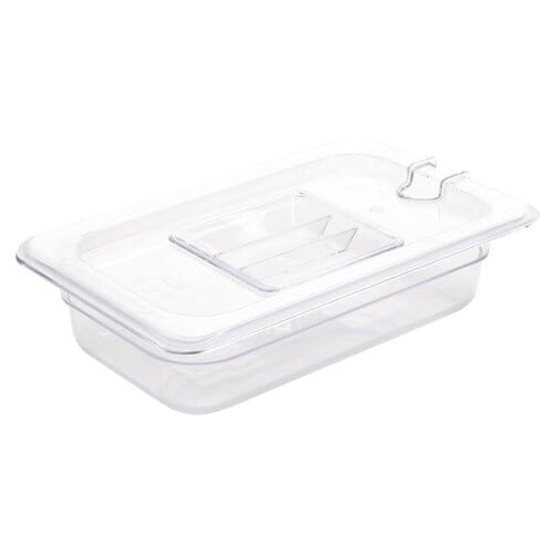 Cubeta policarbonato Vogue GN 1/4 transparente 65mm U236