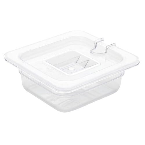 Cubeta policarbonato Vogue GN 1/6 transparente 65mm U239