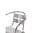 Silla de aluminio apilable Bolero (4 uds.) U419