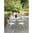 Silla de aluminio apilable Bolero (4 uds.) U419