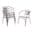 Silla de aluminio apilable Bolero (4 uds.) U419