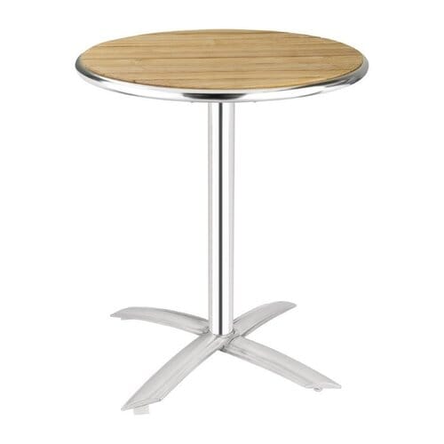 Mesa redonda plegable fresno 60cm Bolero U424