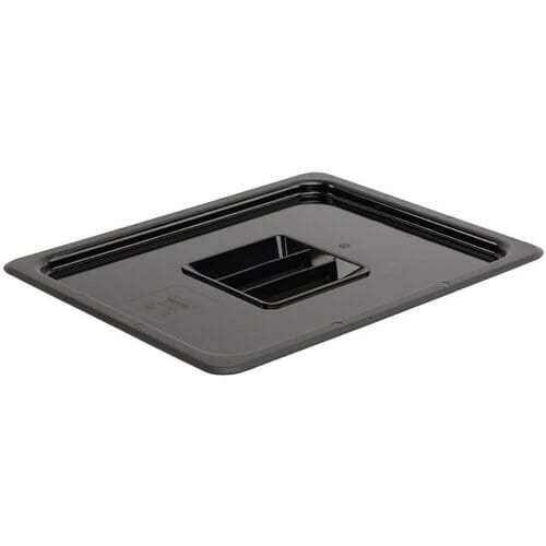 Tapa Gastronorm policarbonato Vogue negro GN1/2 U475