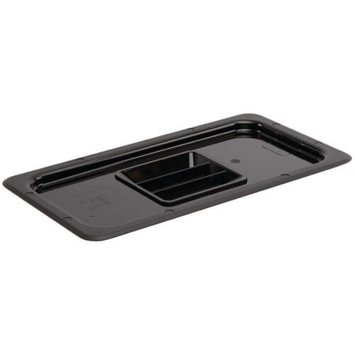 Tapa Gastronorm policarbonato Vogue negro GN1/3 U476
