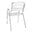 Silla de aluminio apilable Bolero 780mm (4 uds.) U501