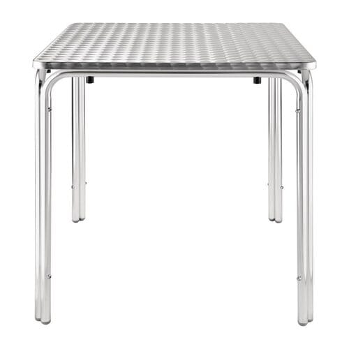 Mesa cuadrada acero inoxidable 70cm Bolero U505