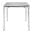 Mesa cuadrada acero inoxidable 70cm Bolero U505