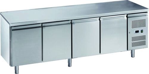 Mesa refrigerada con 4 puertas GN1/1 ECO 560L GNH4100TN Gastro Hero