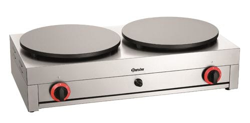 Crepera a gas Bartscher 2 placas 400mm 1043623