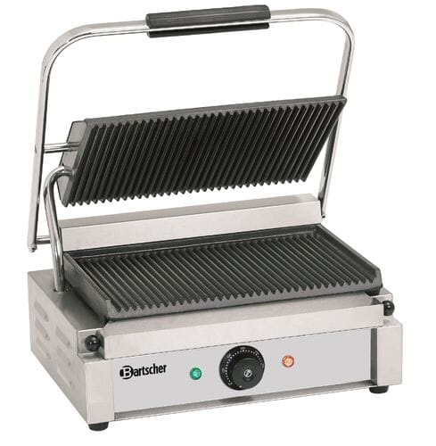 Parrilla contacto ranurada Bartscher "Panini" 1R A150674