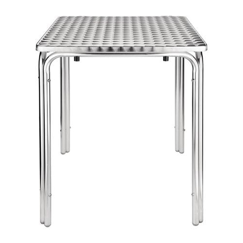 Mesa cuadrada acero inoxidable 60cm Bolero CG837