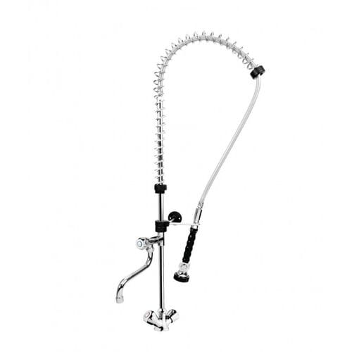 Grifo de ducha 2 aguas 1 orificio sobremesa con grifo auxiliar 021004 Clima Hosteleria