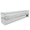 Expositor de ingredientes refrigerado cupula de cristal 9x GN1/3 10034 Vaiotec
