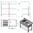 Fregadero industrial pila derecha con estante 1200 x 600 mm 10199 Vaiotec