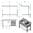 Fregadero industrial pila izquierda con estante 1200 x 600 mm 10198 Vaiotec