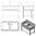 Fregadero industrial doble pila con estante 1200 x 700 mm 10205 Vaiotec