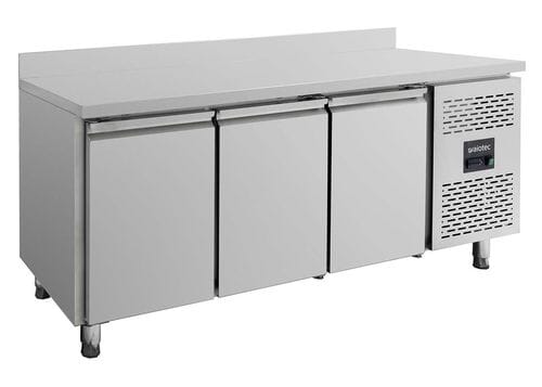 Mesa refrigerada con peto 3 puertas GN1/1 EASYLINE 417L 10008 Vaiotec