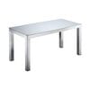 Estantería de sobremesa acero inoxidable 1 nivel 40x140x35cm 10186 Vaiotec