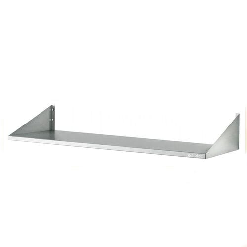 Estante de pared acero inoxidable 1 nivel 80x20cm 10218 Vaiotec