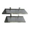 Estanteria de pared acero inoxidable 2 niveles 60x40cm 10243 Vaiotec