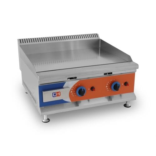 Plancha a gas de cromo duro 655x570x370mm GG-600D Clima Hostelería