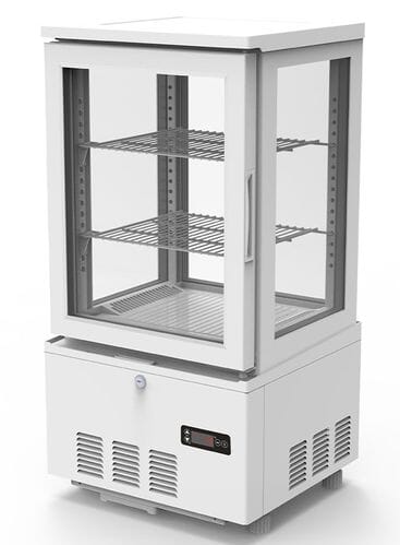 Vitrina refrigerada con 2 estantes 56 litros blanca TOPLINE 10585 Vaiotec