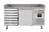 Mesa refrigerada para preparación de pizza 1 puerta y 7 cajones mármol gris EASYLINE 10024 Vaiotec