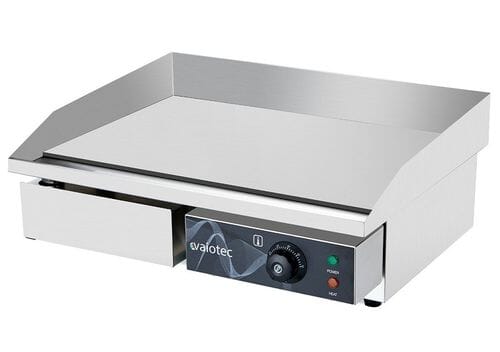 Plancha eléctrica profesional lisa de 1 zona, 550 x 445 mm, 3 kW, acero inox. 11025 Vaiotec