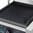 Parilla de contacto ranurada, acero inoxidable, 21 x 31 x 39 cm, 1,8 kW, 10591 Vaiotec