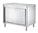 Armario de trabajo con 2 puertas, 2000 x 600 mm, acero inoxidable, EASYLINE 10159 Vaiotec