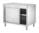 Armario de trabajo con 2 puertas, 2000 x 600 mm, acero inoxidable, EASYLINE 10159 Vaiotec
