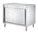 Armario de trabajo con 2 puertas, 1600 x 700 mm, acero inoxidable, EASYLINE 10171 Vaiotec