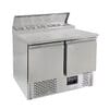 Mesa refrigerada para preparación de pizza y ensalada 2 puertas 240L EASYLINE 10582 Vaiotec