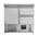 Mesa refrigerada mini 2 puertas y 2 cajones GN1/1 EASYLINE 240L 11732 Vaiotec