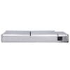 Expositor de ingredientes refrigerado tapa acero inox. 5xGN1/3 + 1xGN1/2 11733 Vaiotec