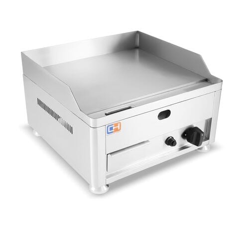 Plancha a gas de cromo duro 496x398x330mm GGN-500D Clima Hostelería