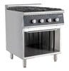 Cocina de gas 4 fuegos con base abierta 700 mm 28,8 kW EASYLINE 11475 Vaiotec