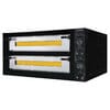 Horno de pizza electrico 6+6 pizzas 34 cm, 2 cámaras 105 x 70 cm, 400 V 11456 Vaiotec