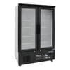 Frigorífico expositor para bebidas de 2 puertas negro 744L Polar Serie G GP485