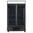 Frigorífico expositor de 2 puertas negro panel iluminado 1040L EASYLINE 11947 Vaiotec