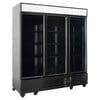 Frigorífico expositor de 3 puertas negro panel iluminado 1610L EASYLINE 11949 Vaiotec