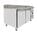 Mesa refrigerada para pizza, 2 puertas, 390 L, 800 mm, vitrina de ingredientes GN 1/3, Vaiotec 11256