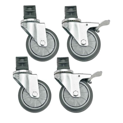 Kit de ruedas para mesas de trabajo y fregaderos serie EASYLINE Vaiotec 10542