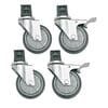 Kit de ruedas para mesas de trabajo y fregaderos serie EASYLINE Vaiotec 10542