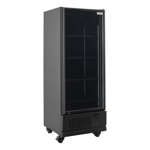 Armario expositor refrigerado bebidas 570L negro 1 puerta Vaiotec Topline 12724
