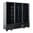 Armario expositor refrigerado bebidas 1360L negro 3 puertas Vaiotec Topline 12727